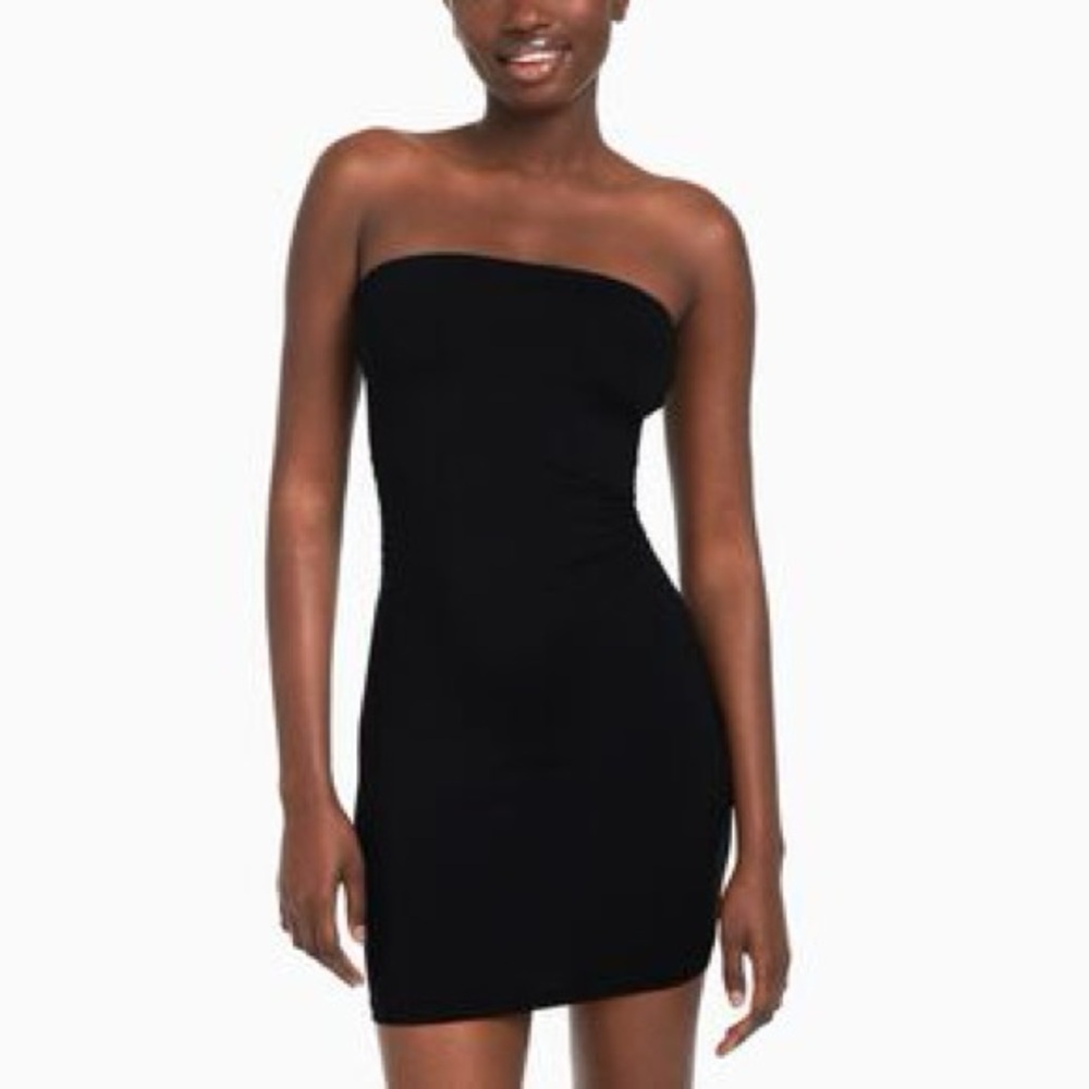 Bershka mini black dress